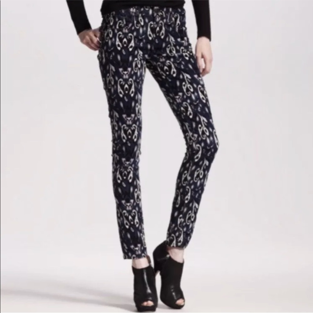 RAG & BONE Corduroy Ikat Skinny Jeans